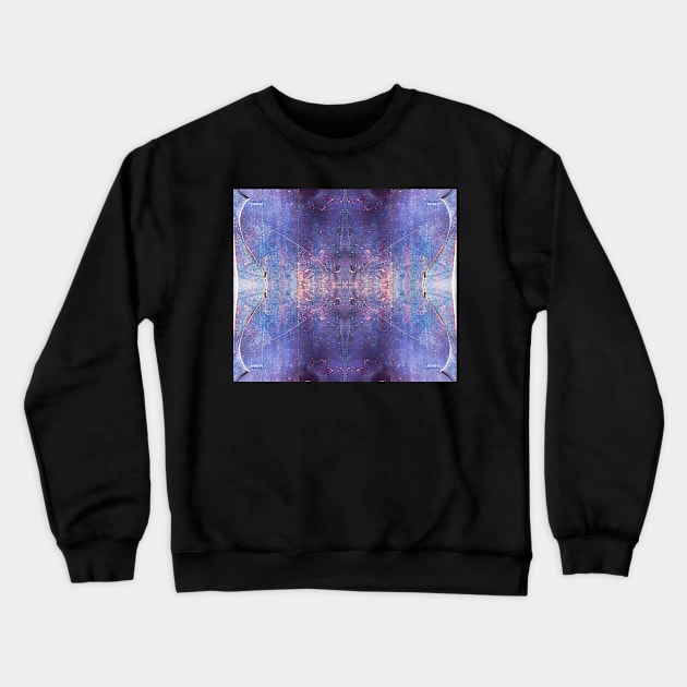 Abstract pattern made of a photo of an old Spanish door Crewneck Sweatshirt by marina63